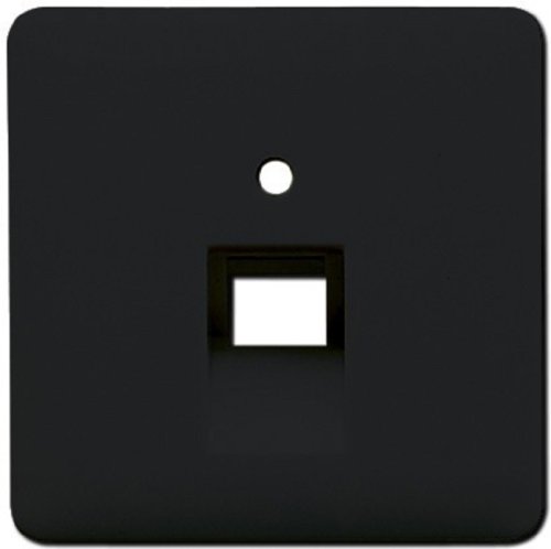 Лицевая панель Jung CD500 для 1-м. розетки RJ11/RJ45 черный картинка